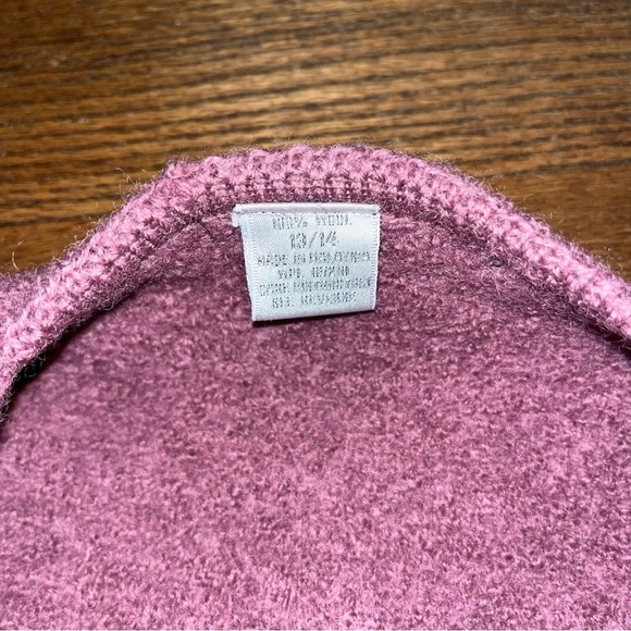 Lilac Purple 100% Wool Tailored Cropped Jacket size 13/14 - Picture 2 of 6